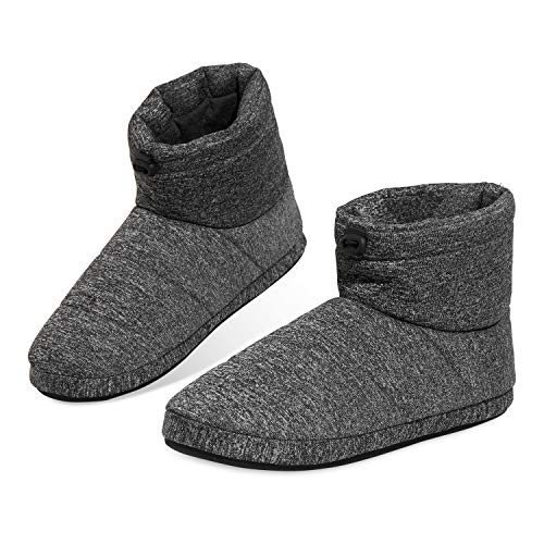 Dunlop Zapatillas Casa Hombre, Pantuflas Hombre Altas para Casa, Zapatillas Hombre Bota para Interior Exterior, Regalos para Hombres y Adolescentes Talla 41-46 (Gris, Numeric_41)