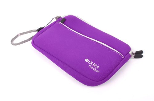 DURAGADGET Estuche De Neopreno Morado para Guardar Sus Accesorios Médicos (Estetoscopio/Tensiómetro) + Correa De Mano