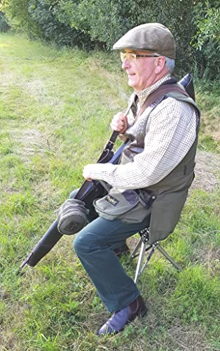 El bastón de asiento Ta Da es el bastón para caminar que se convierte en una silla de trípode, para ver de deportes al aire libre, caminar y para un descanso mientras camina (negro, 850 mm)