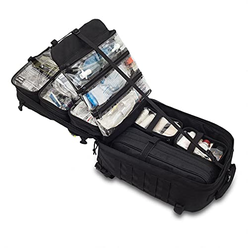 Elite Bags QVM-00065/08 - Paramed'S Mochila Táctico-Sanitaria De Rescate, Negro