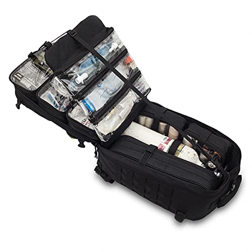 Elite Bags QVM-00065/08 - Paramed'S Mochila Táctico-Sanitaria De Rescate, Negro