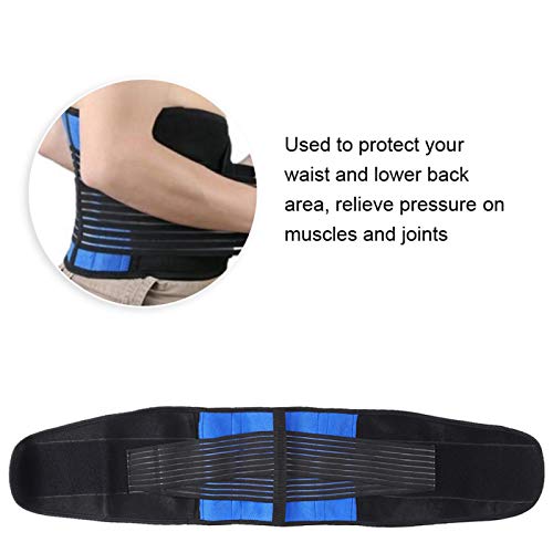 Emoshayoga Cintura Cintura Deportiva Cintura Correa para Mujeres y Hombres para aliviar el Dolor Muscular para aliviar el Dolor para la relajación(Dark Blue, S)