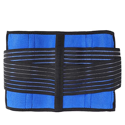 Emoshayoga Cintura Cintura Deportiva Cintura Correa para Mujeres y Hombres para aliviar el Dolor Muscular para aliviar el Dolor para la relajación(Dark Blue, S)