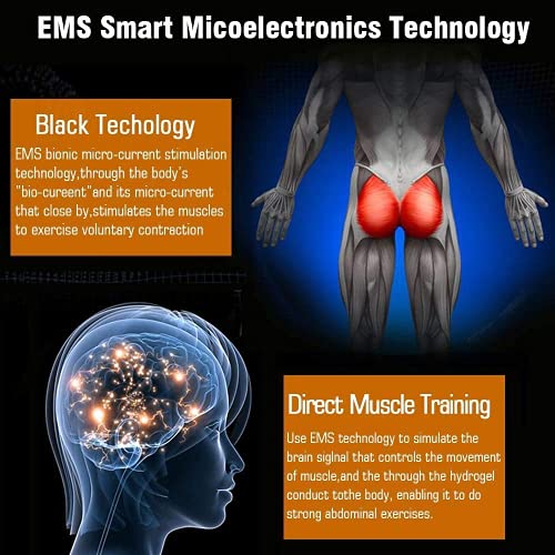 EMS Hips Estimulador Muscular,Gluteos Estimulador de Glúteos Herramientas Nalgas HipTrainer para la Cadera Mujer, Inteligente Hip Instructor Modelling Firing Ayuda a Levantar la Cadera