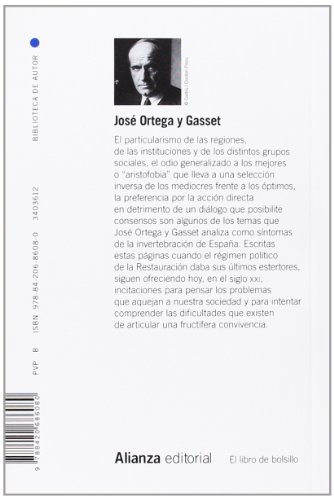 España invertebrada y otros ensayos (El libro de bolsillo - Bibliotecas de autor - Biblioteca Ortega y Gasset)