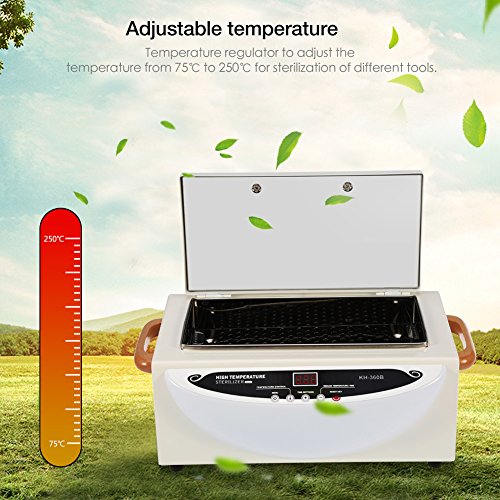 Esterilizador de aire caliente, esterilizador de calor seco Gabinete Autoclave Lupa Máquina veterinaria Esterilizador Desinfección Nuevo dispositivo de esterilización para cosméticos Tatuaje