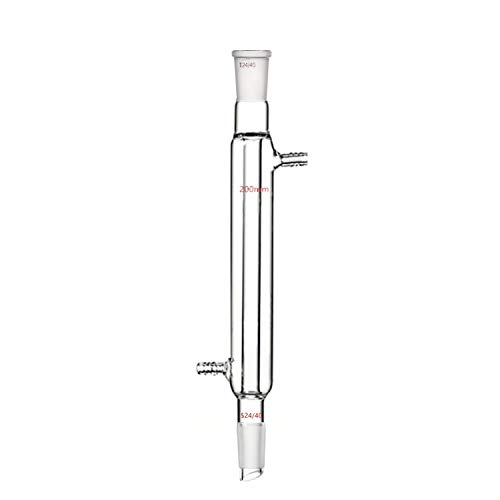 ESUHUANG Destilación Aparato de destilación 1000 ml de Cristal, Vidrio borosilicato, 24/40, Aspiradora Nuevo Laboratorio Destilar cristalería Kit (Size : 1000ml)