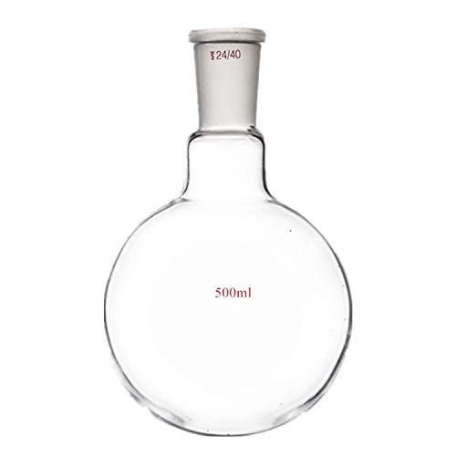 ESUHUANG Destilación Aparato de destilación 1000 ml de Cristal, Vidrio borosilicato, 24/40, Aspiradora Nuevo Laboratorio Destilar cristalería Kit (Size : 1000ml)