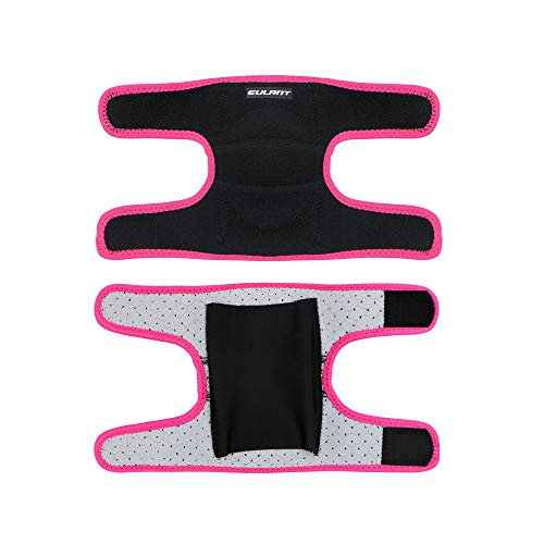 EULANT Acolchada Coderas para Niños, Ajustable Protector Codo para Baile Fútbol Voleibol Baloncesto Ciclismo Patinetes Skateboarding, Negro S