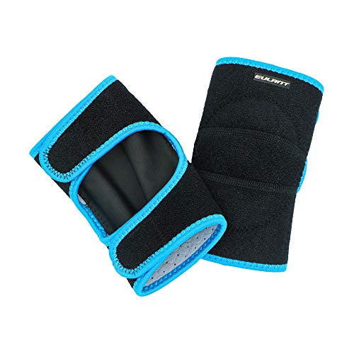 EULANT Acolchada Coderas para Niños, Ajustable Protector Codo para Baile Fútbol Voleibol Baloncesto Ciclismo Patinetes Skateboarding, Negro S