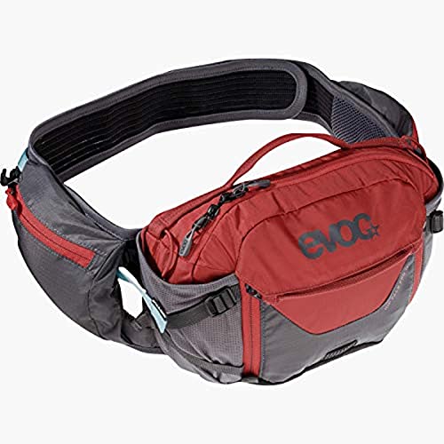 evoc Unisex Hip Pack Pro 3l H Bolsa de Deporte, Chili Rojo Carbón Gris, Talla Única EU