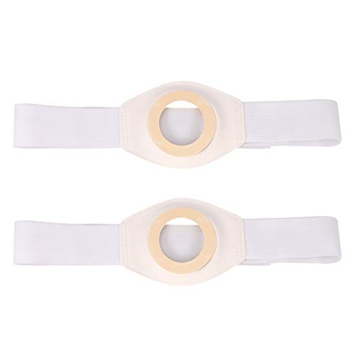 EXCEART 2Pcs Cinturón de Ostomía Banda de Estoma Abdominal Fistulización Prevenir Alergia Soporte de Cintura para Hombres Mujeres