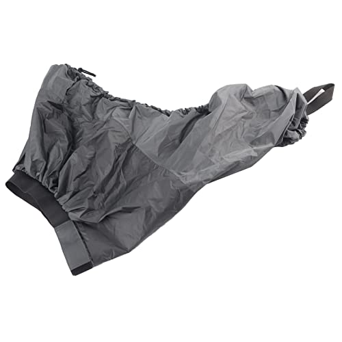 Falda de Kayak, Cubre Bañeras para Protección contra Salpicaduras, Impermeable, Nylon(Gris)