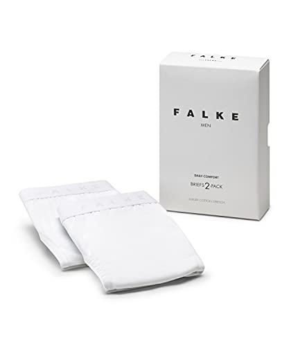 Falke Daily Comfort Briefs 2-Pack M UW Cierre, Blanco (White 2000), XXL (Pack de 2) para Hombre