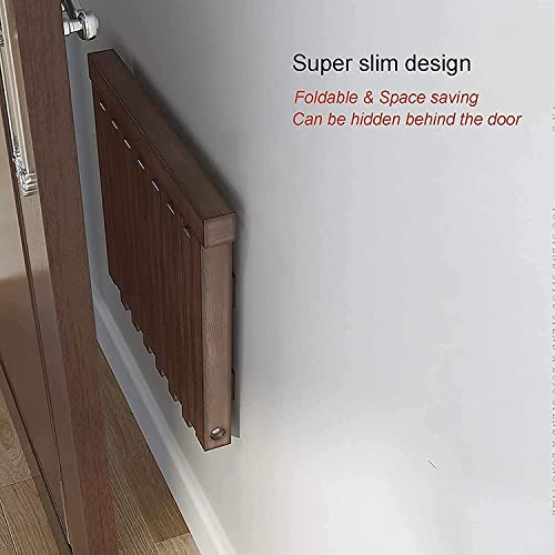 FBBSZSD Banco de Ducha de Madera Maciza Asiento Silla Plegable de Madera montada en la Pared Taburete de baño Plegable Asiento Taburete Colgante Invisible para Puerta Entrada del hogar (Co