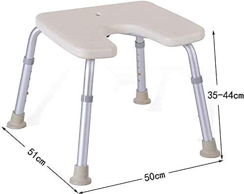 FBBSZSD Banco de Transferencia de Asiento Acolchado, Taburete de Ducha Taburete de bañera Taburete de bañera Silla de Ducha U-SD Taburete de baño Taburete de baño Taburete de Ducha para mu