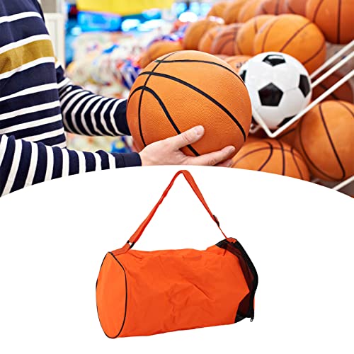 FEBT Bolsa de Transporte de Baloncesto, Bolsa Deportiva Gym, Tela Oxford Impermeable con Posición de Bola Doble con Correa para el Hombro para Deportes Al Aire Libre