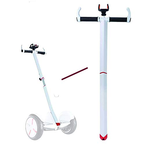 FEC Manillar ajustable Manillar Manillar Soporte de liberación de presión de rodilla para Segway Ninebot miniPRO miniLITE S Self Balance Hoverboard (solo Manillar) (Blanco -B2)