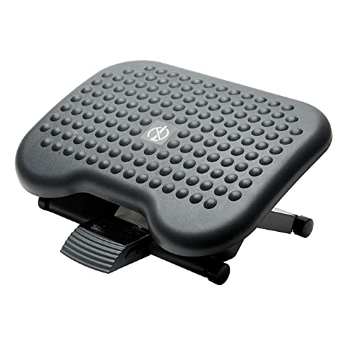 Fellowes 779030 - Reposapiés Ergonómico para oficina Soporte para pies ajustable en altura e inclinación, antideslizante y con efecto masaje, Azul