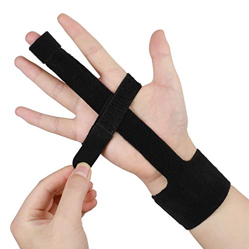 Férula De Dedo En Mazo, Férulas De Flecha, Férula De Dedo En Gatillo, Enderezadora De Dedo Fracturado O Roto, Artritis, Tendinitis, Alivio Del Dolor, Inmovilización, Soporte Para Anillo,(negro)