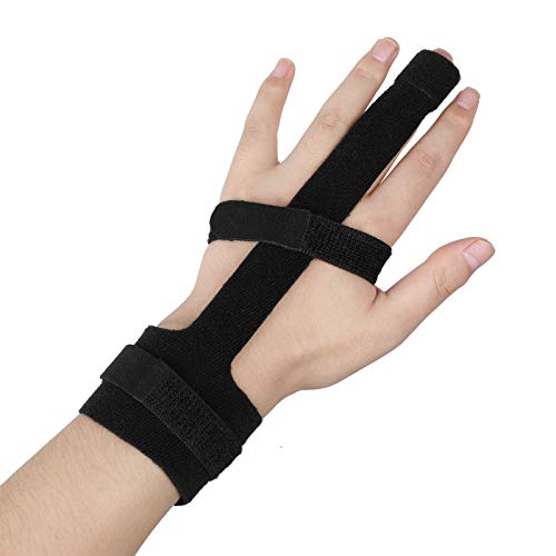 Férula De Dedo En Mazo, Férulas De Flecha, Férula De Dedo En Gatillo, Enderezadora De Dedo Fracturado O Roto, Artritis, Tendinitis, Alivio Del Dolor, Inmovilización, Soporte Para Anillo,(negro)