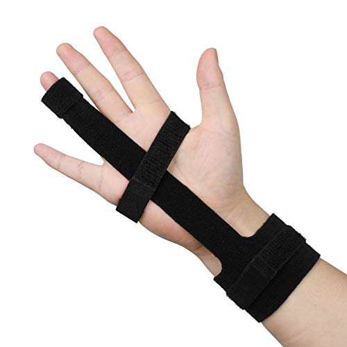 Férula De Dedo En Mazo, Férulas De Flecha, Férula De Dedo En Gatillo, Enderezadora De Dedo Fracturado O Roto, Artritis, Tendinitis, Alivio Del Dolor, Inmovilización, Soporte Para Anillo,(negro)