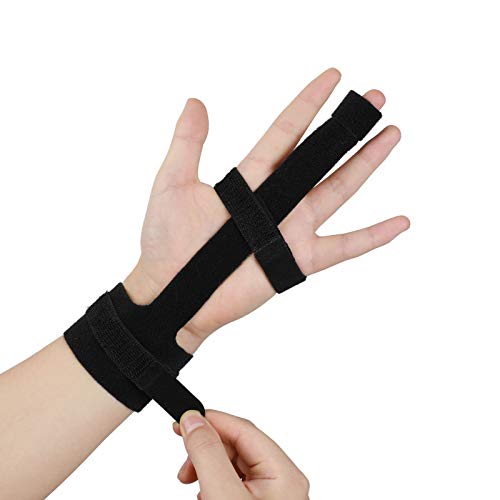 Férula De Dedo En Mazo, Férulas De Flecha, Férula De Dedo En Gatillo, Enderezadora De Dedo Fracturado O Roto, Artritis, Tendinitis, Alivio Del Dolor, Inmovilización, Soporte Para Anillo,(negro)