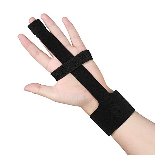 Férula De Dedo En Mazo, Férulas De Flecha, Férula De Dedo En Gatillo, Enderezadora De Dedo Fracturado O Roto, Artritis, Tendinitis, Alivio Del Dolor, Inmovilización, Soporte Para Anillo,(negro)