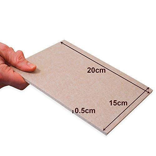 Fieltro adhesivo X-PROTECTOR – Deslizadores para muebles – 8 Premium fieltro autoadhesivo de 5 mm de grosor 20x16cm - Almohadillas fieltro Protegerán pisos de madera contra rasguños y marcas