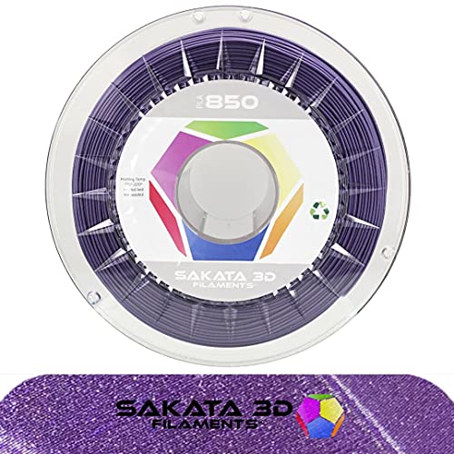 Filamento Impresora 3D PLA 850 Marca Sakata 3D Color Magic Purple 1,75 mm 1kg morado