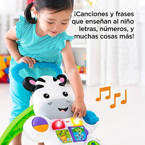 Fisher-Price First Steps Talking Zebra, Baby Walker Spanish version