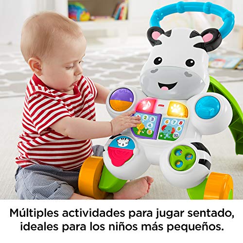 Fisher-Price First Steps Talking Zebra, Baby Walker Spanish version