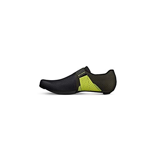 Fizik Stabilita Carbon Zapatillas de Bicicleta, Unisex Adulto, Negro y Amarillo neón, 40.5 EU