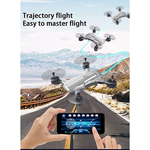 FMHCTN Drone para Adultos con cámara 4K HD FPV, cuadricóptero para Principiantes con retención de altitud, Inicio/Tierra con una tecla, Modo sin Cabeza, 3 velocidades Ajustables