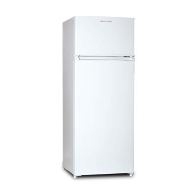 FRIGORIFICO MILECTRIC RFD-212B (Doble Puerta, 208 litros, Blanco, Alto 142cm, A+, Independiente)