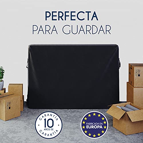 Funda Protector de Colchon Amacenamiento y Mudanzas para Colchones 140x200 x 30 cm - Cama 140x200 cm - 4 Asas y Cierre Zip - Funda Colchon Impermeable, Funda para Guardar colchon