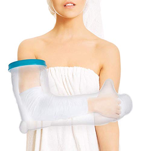 Fundas de Yeso para Brazo de Ducha, Protector de Yeso de Brazo Completo Impermeable para Adultos para Envolver Lesiones en Manos Rotas