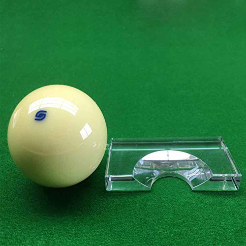 fuwinkr Fabricante de posición de Bola, localizador de Billar Transparente, Marcador de posición de Billar Duradero, práctico Marcador de Billar, para Equipo Deportivo(American 57.2MM)