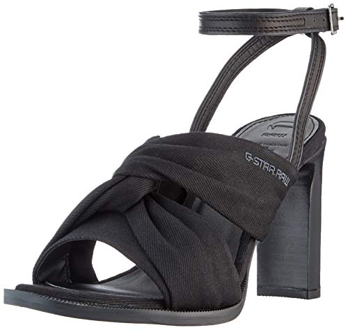 G-STAR RAW Knot-Marina Heel, Chanclas Mujer, Negro (Black 8390-990), 36 EU