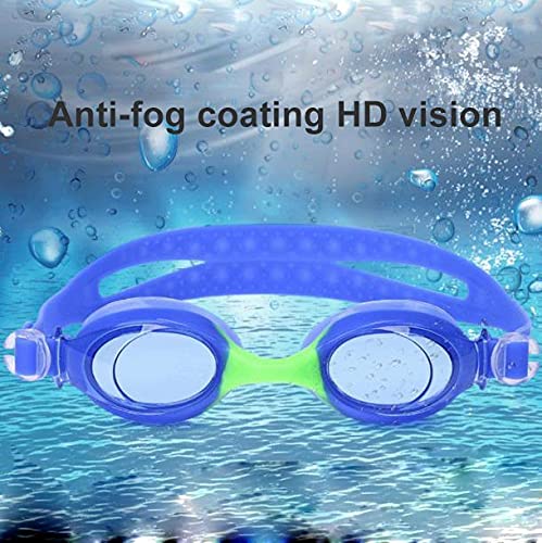 Gafas de natación para Niños protección Anti-vaho protección UV sin filtraciones visión Clara fáciles de Ajustar con Puente Nasal Suave,para Niños de 3 a 14 y Adolescentes C