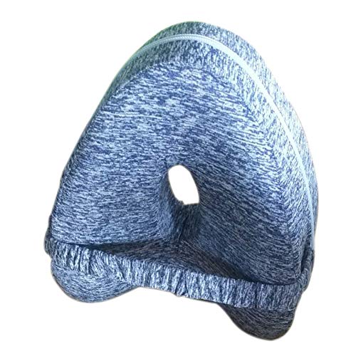 GARLIC PRESS Almohada Piernas para Dormir Almohada Ortopédica para Rodilla Alivio del Dolor de Espalda Caderas Rodillas Articulaciones y Embarazo Alivio de la Presión de los Nervios Ciáticos (GY)