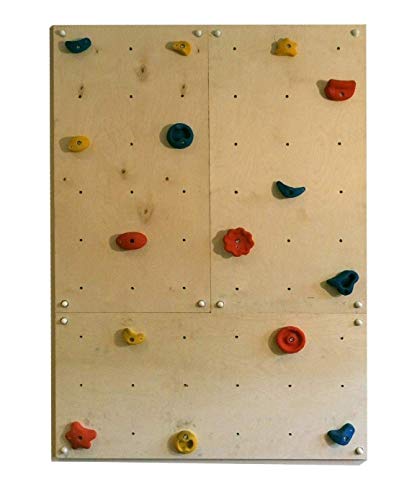 GARTENPIRAT Pared Escalada Interiores 2,16 m²-Set IW3 - 3 Paneles 15 Presas