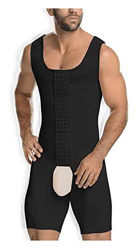 GDYJP Body for Hombres Pérdida de Peso COMPRESIÓN APROPIADA Abierta Cuerpo Cuerpo Completo FALTAWEET Control DE PUMANTE TRIENCIANTE DE CINA PLOS TAMAÑO (Color : Black, Size : 5XL)