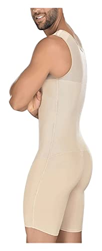 GDYJP Body for Hombres Pérdida de Peso COMPRESIÓN APROPIADA Abierta Cuerpo Cuerpo Completo FALTAWEET Control DE PUMANTE TRIENCIANTE DE CINA PLOS TAMAÑO (Color : Beige, Size : 3XL)