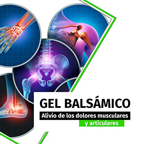 GEL 200ML Efecto Frio Antiinflamatorio / Crema Antiinflamatoria para dolores Musculares. Mejor pomada para Masajes y Recuperador post Entrenamiento, alivio de Tendinitis Contracturas