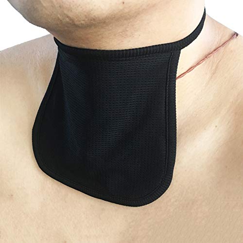 GHzzY Funda Protectora para el Cuello con Banda Ajustable - Funda para el estoma del Cuello - Funda Protectora para el estoma para laringectomía y traqueotomía (Paquete de 3)