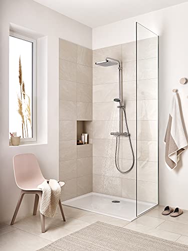 Grohe Vitalio Start System 250 Cube Sistema de ducha con termostato para montaje en pared