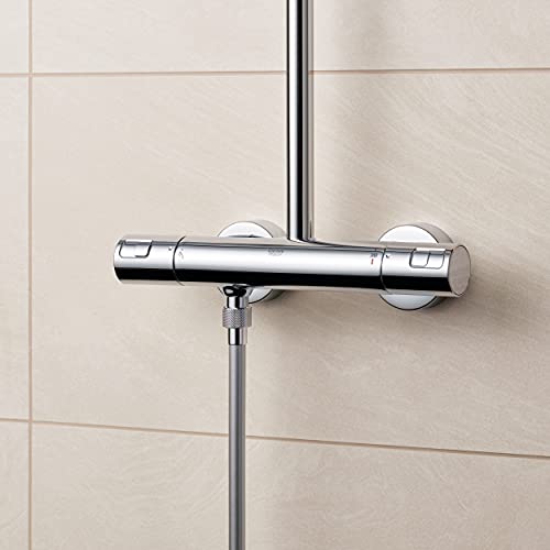 Grohe Vitalio Start System 250 Cube Sistema de ducha con termostato para montaje en pared