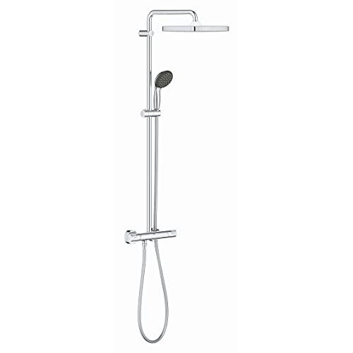 Grohe Vitalio Start System 250 Cube Sistema de ducha con termostato para montaje en pared