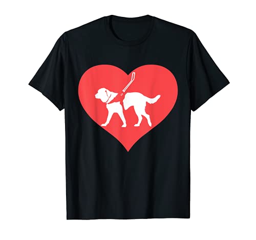 Guía de regalo para perros - Perro guía con discapacidad visual ciega Camiseta